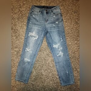 Light Blue Distressed Women’s Jeans